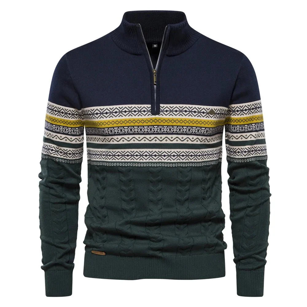 Mordechai - Heren half-zip trui