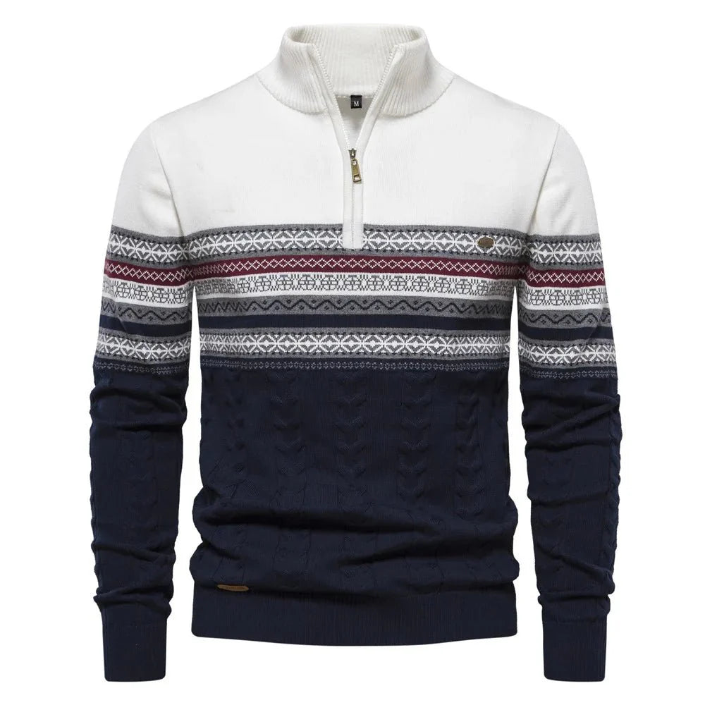 Mordechai - Heren half-zip trui