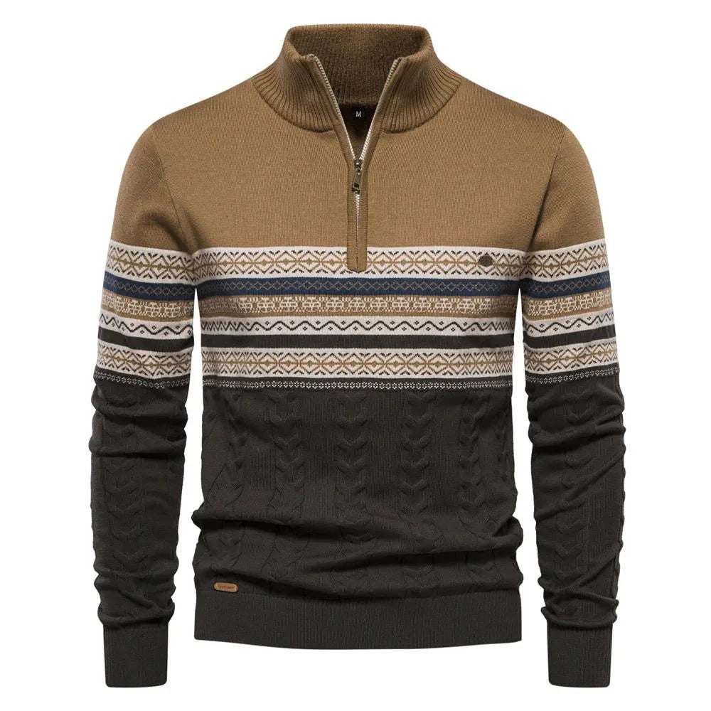 Mordechai - Heren half-zip trui