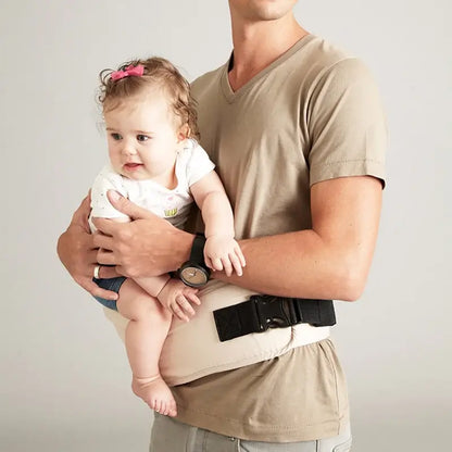 Ademend baby heupzitje drager