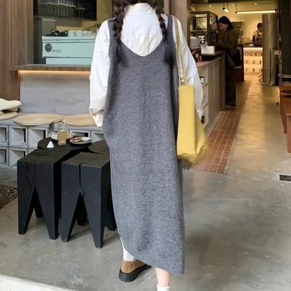 Mairead | Los gebreide maxi jurk