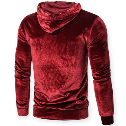 Wrigley - Luxe fluwelen fleece hoodie trui