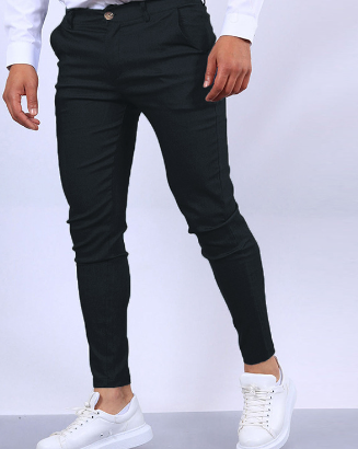 Slim Fit Chique Denim Broek Met Zakken - Hero