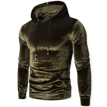 Wrigley - Luxe fluwelen fleece hoodie trui