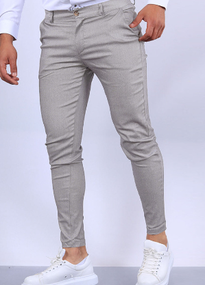 Slim Fit Chique Denim Broek Met Zakken - Hero