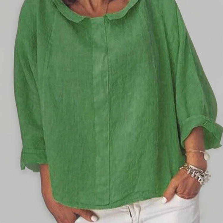 Thomassina - Losvallend vrouwenshirt met v-hals