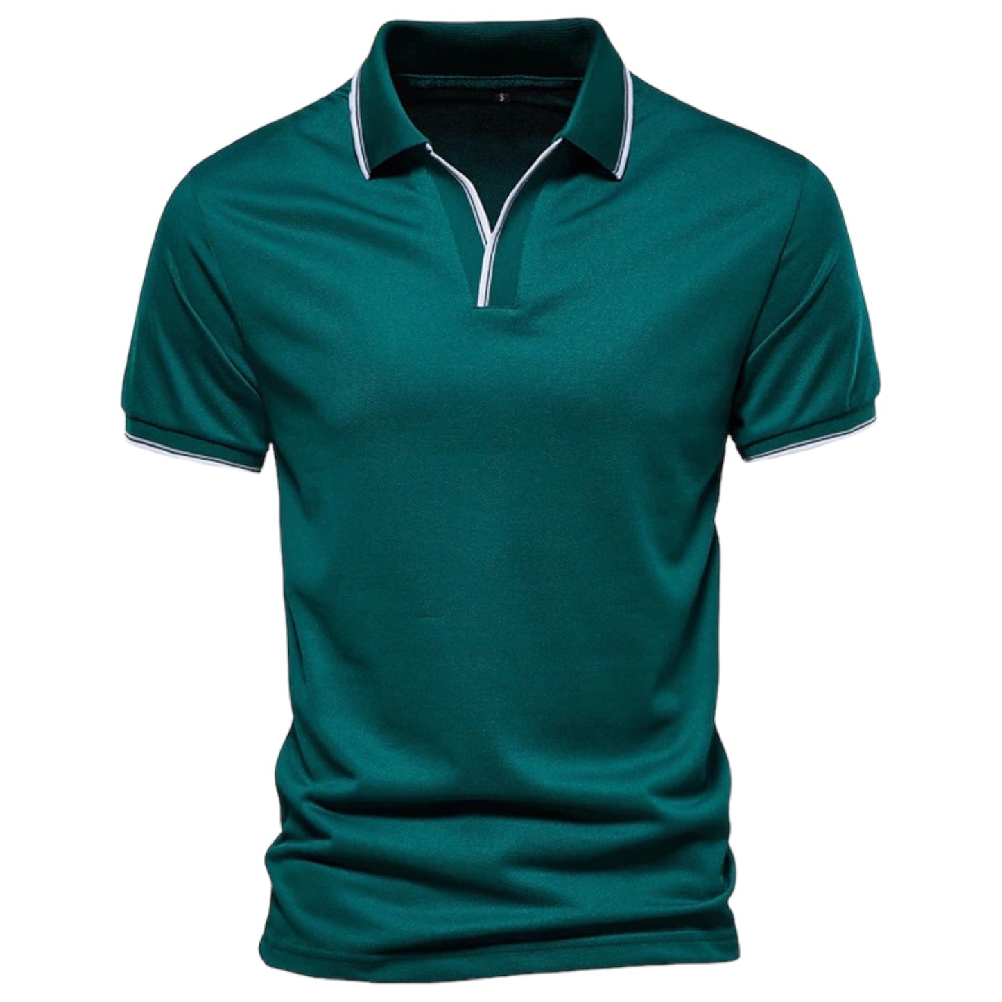 Gibbs - Poloshirt met open kraag