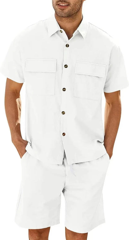 Geoffrey - Casual zomer tweedelige set voor heren