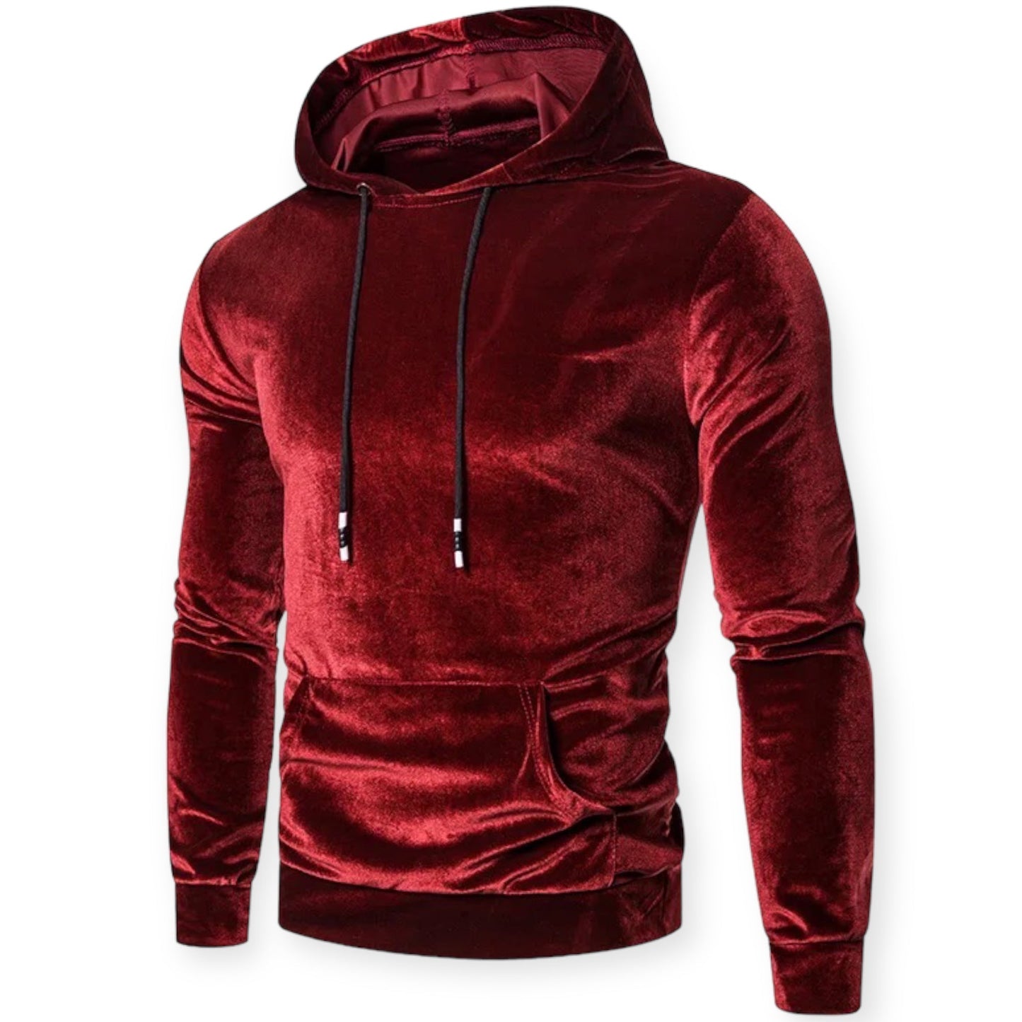 Wrigley - Luxe fluwelen fleece hoodie trui