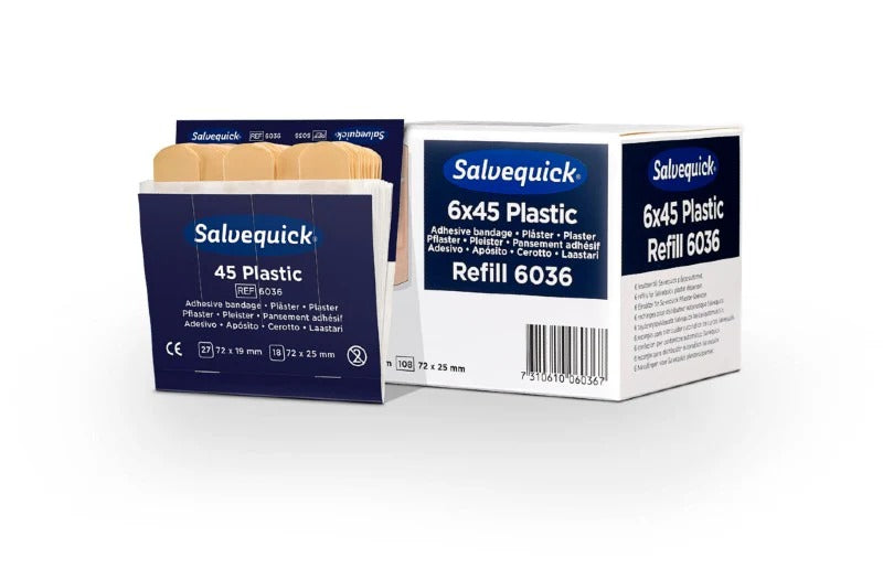 Plastic pleister‑navulling 6036 (45 stuks)