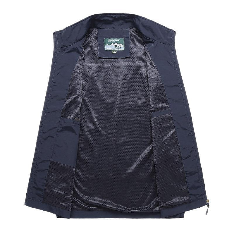 Thilo - Herenbodywarmer met ritssluiting en opstaande kraag