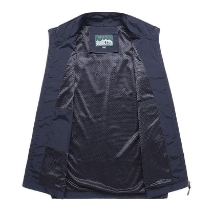 Thilo - Herenbodywarmer met ritssluiting en opstaande kraag