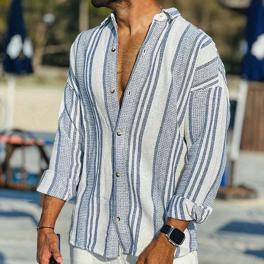Danny - Herenshirt met lange mouwen