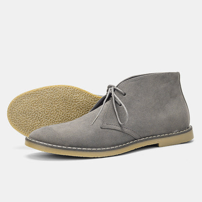Menes - Herenschoenen klassieke veterlaarzen met enkelhoogte