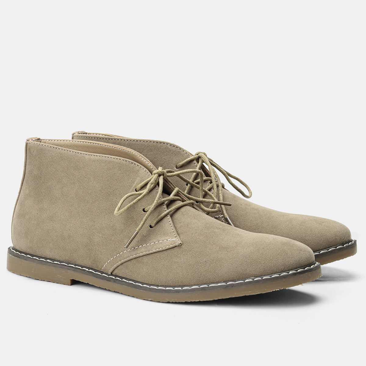 Menes - Herenschoenen klassieke veterlaarzen met enkelhoogte