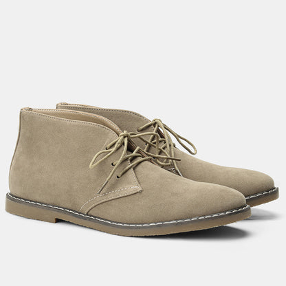 Menes - Herenschoenen klassieke veterlaarzen met enkelhoogte