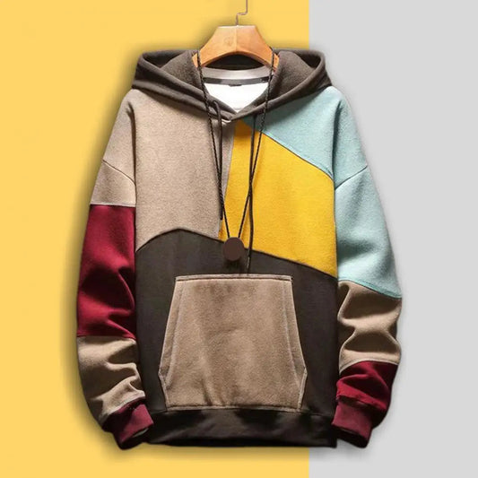 Reno - Kleurenblok hoodie voor heren