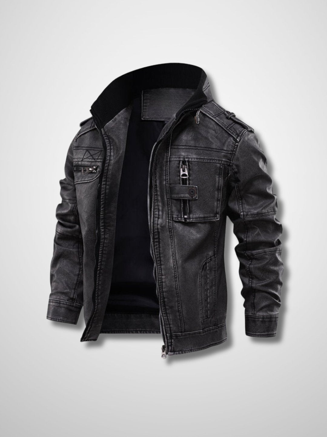 Elm - Heren vintage leren jas