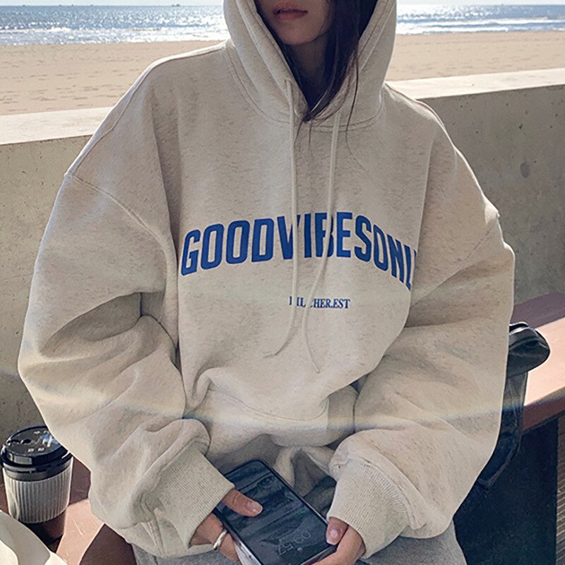 Good Vibes Only oversized hoodie unisex