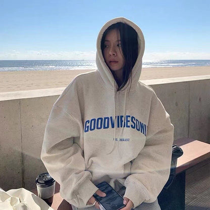 Good Vibes Hoodie - Oversize comfortabele trui met capuchon