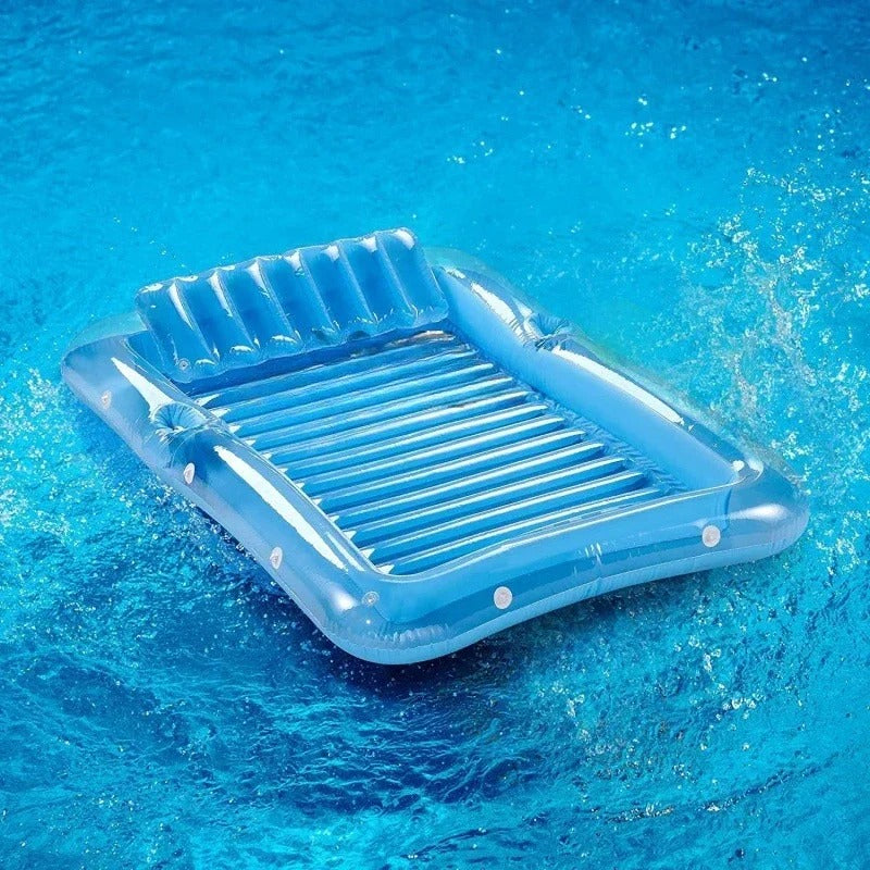 Opblaasbare ligstoel voor zonnebaden