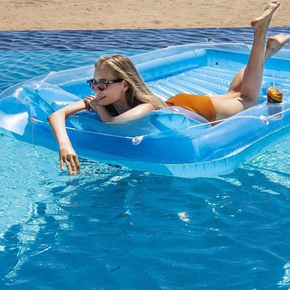 Opblaasbare ligstoel voor zonnebaden