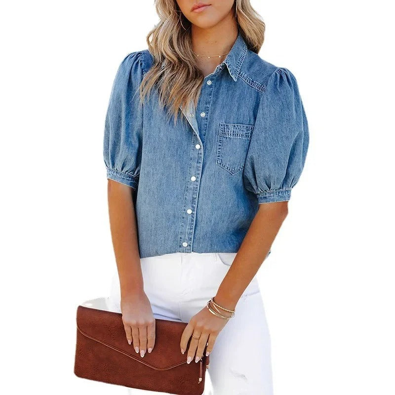 Jara | klassiek comfortabel denim overhemd
