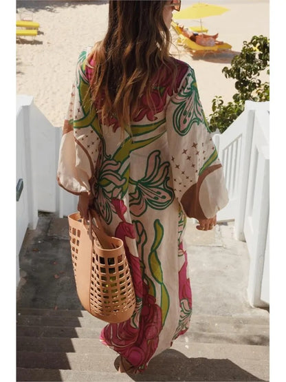 Aimee - Zomerjurk met diepe split voor dames