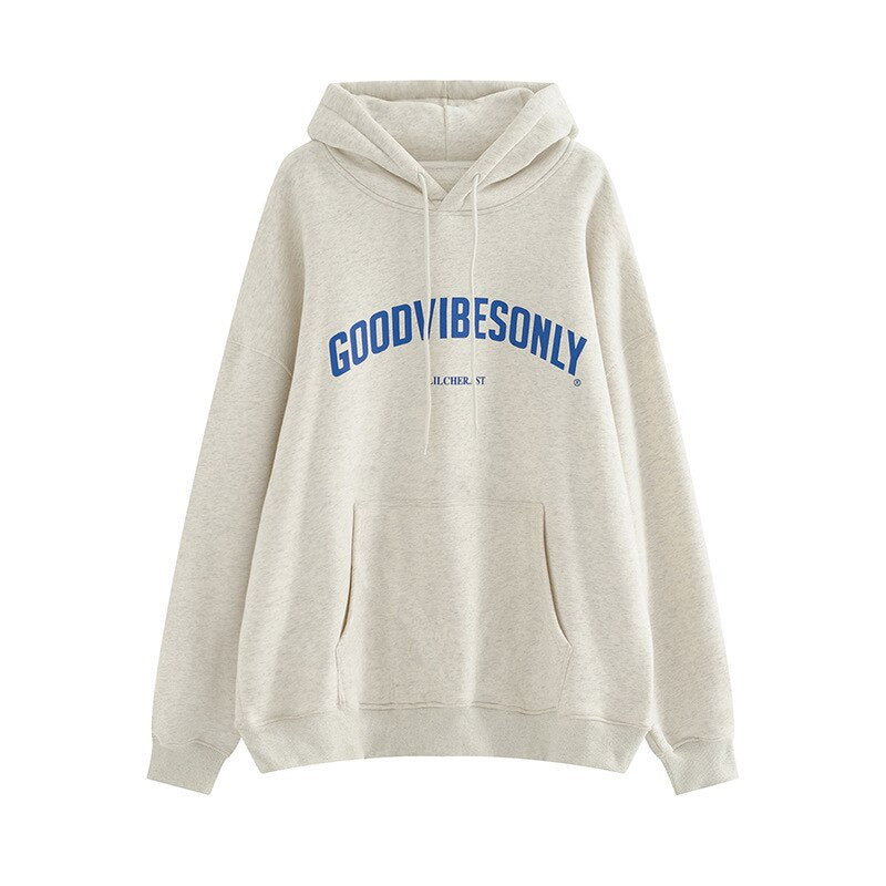 Good Vibes Hoodie - Oversize comfortabele trui met capuchon