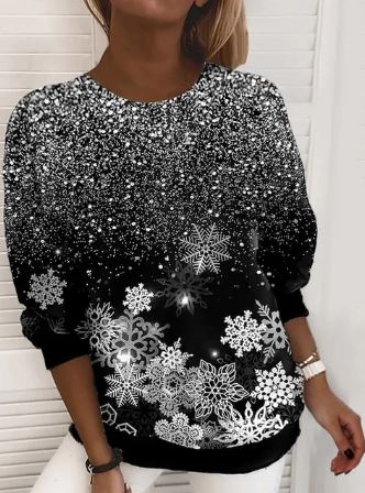 Festival Sparkle- Elegante kersttrui glitterdetails