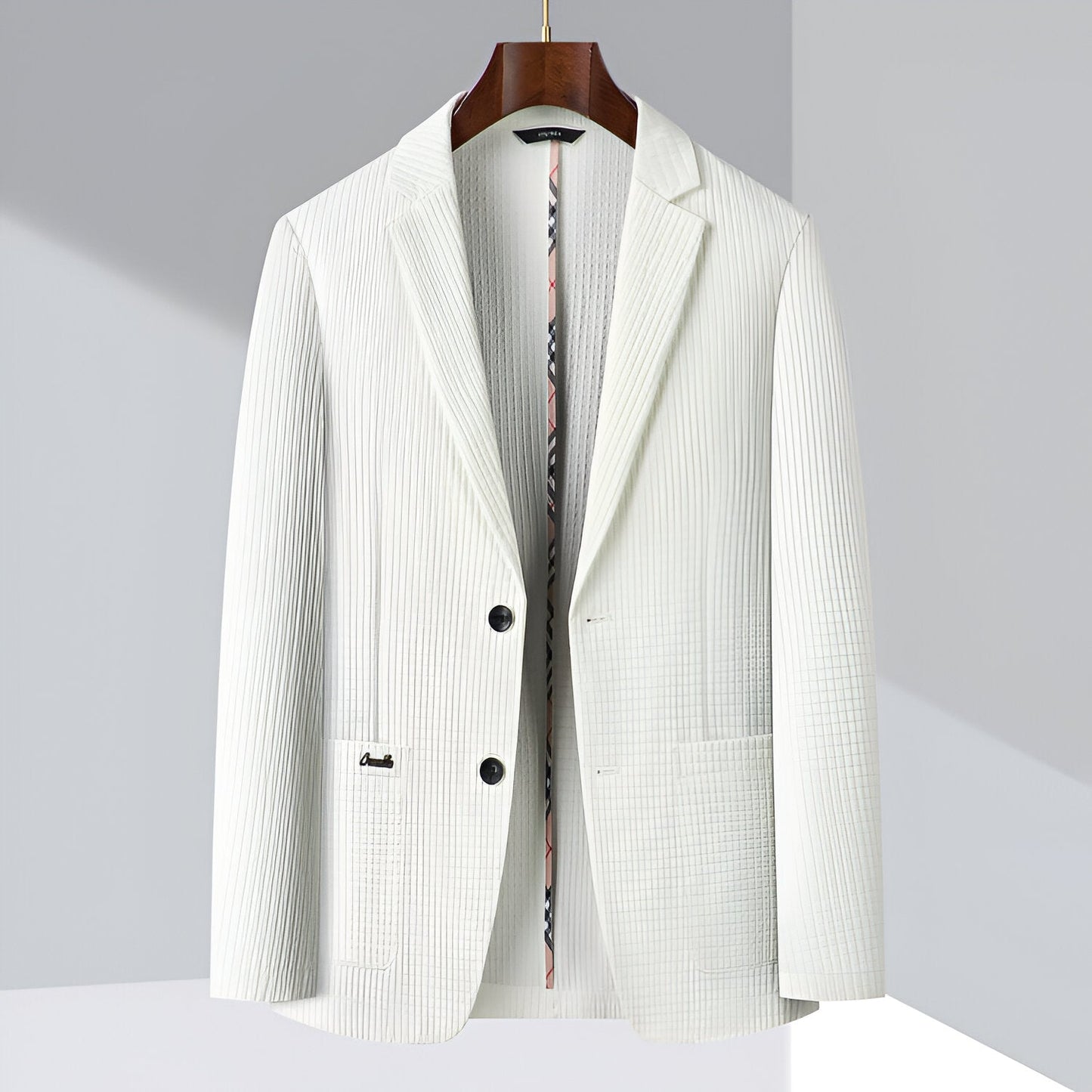 McKay - Moderne blazer met structuur voor heren