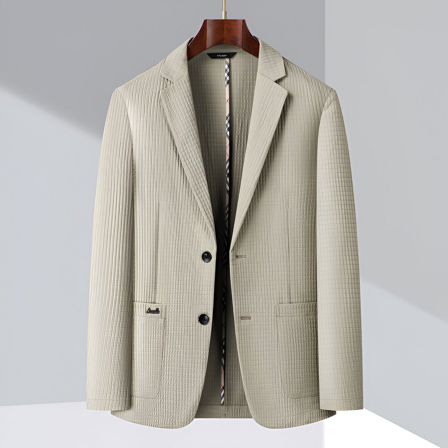 McKay - Moderne blazer met structuur voor heren