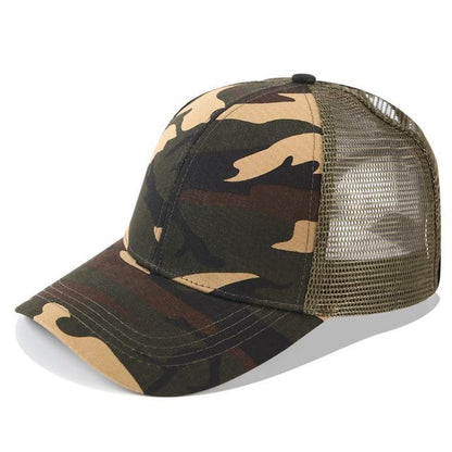 Handige baseball cap voor paardenstaart - dames pet