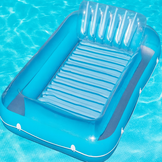 Opblaasbare ligstoel voor zonnebaden