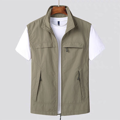 Thilo - Herenbodywarmer met ritssluiting en opstaande kraag