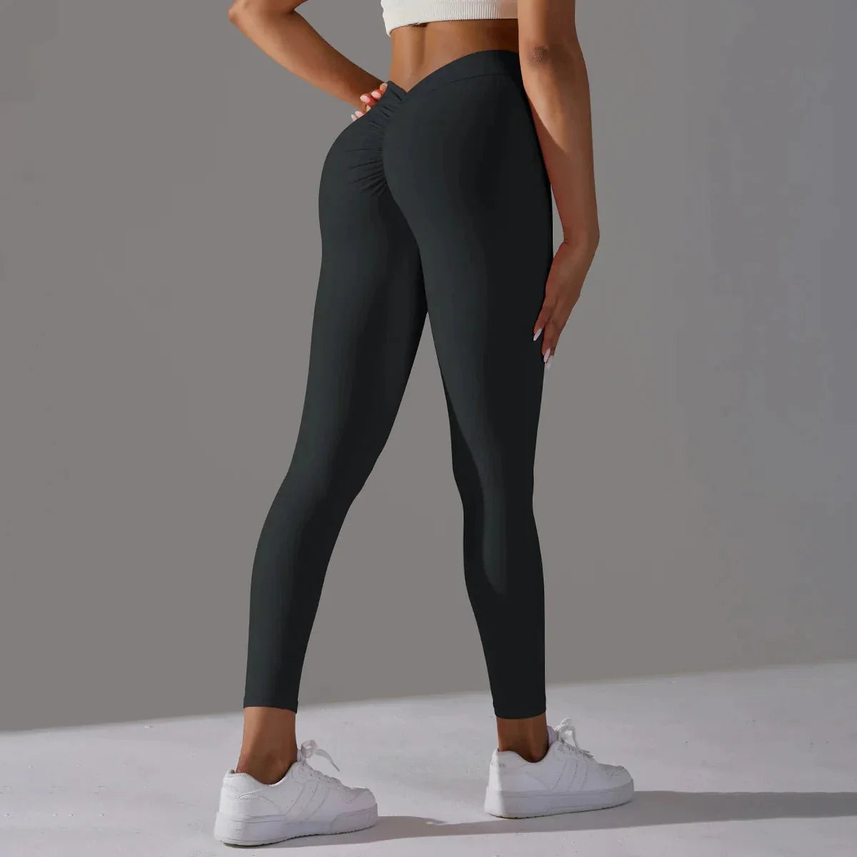 Scrunch compressie yoga gym fitness leggings