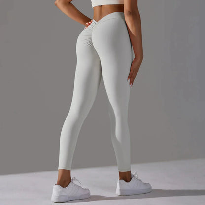 Scrunch compressie yoga gym fitness leggings