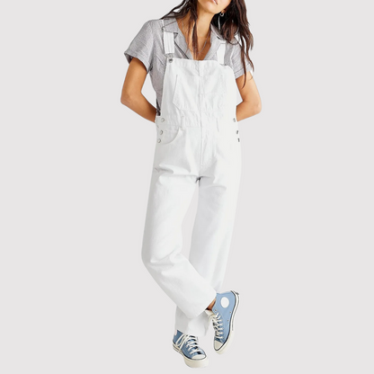 Morgana - Relaxed fit denim tuinbroek voor dames