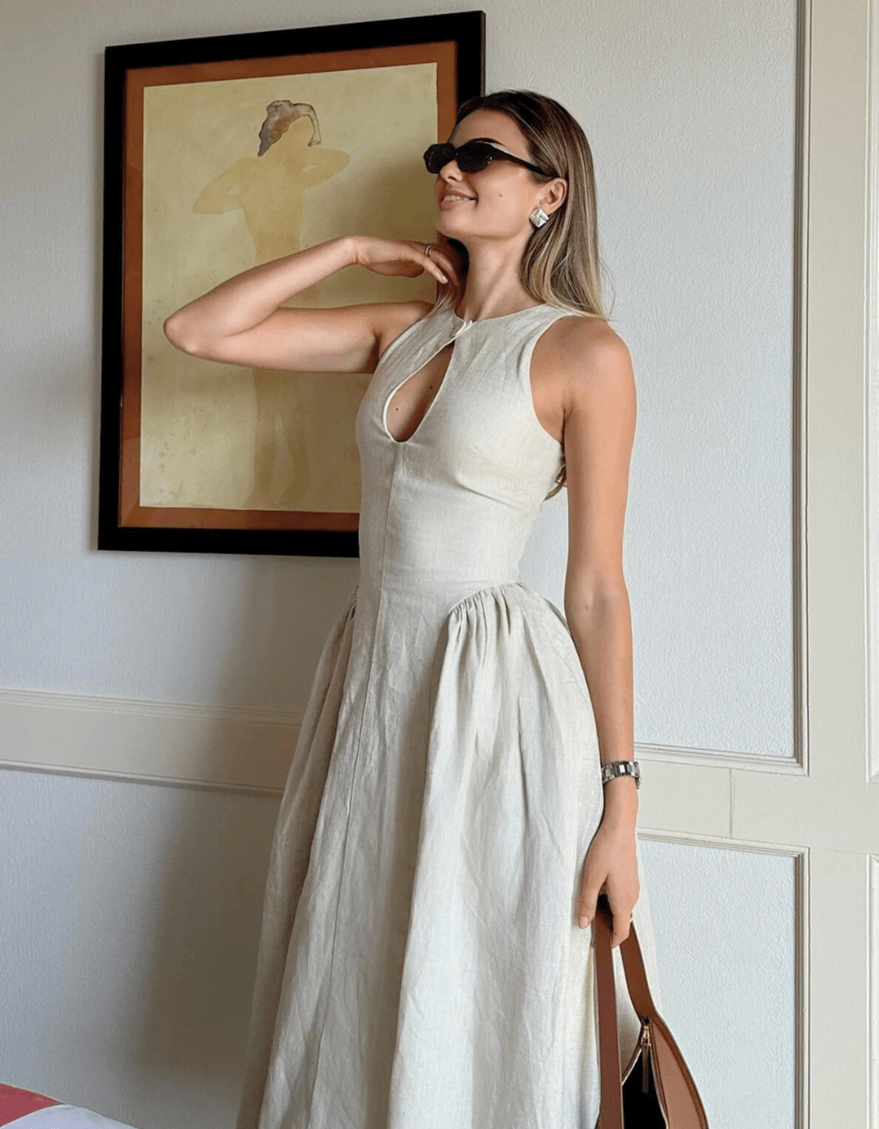 Alfea - Zomerjurk met v-hals