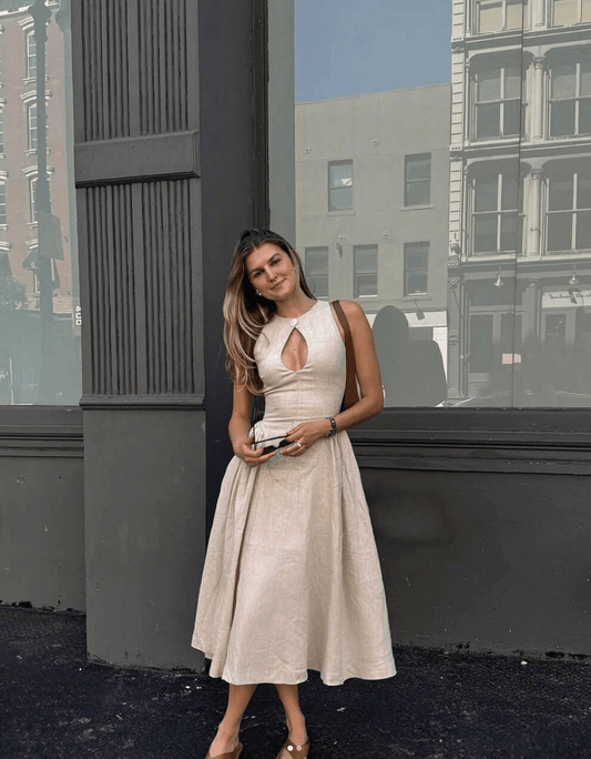 Alfea - Zomerjurk met v-hals