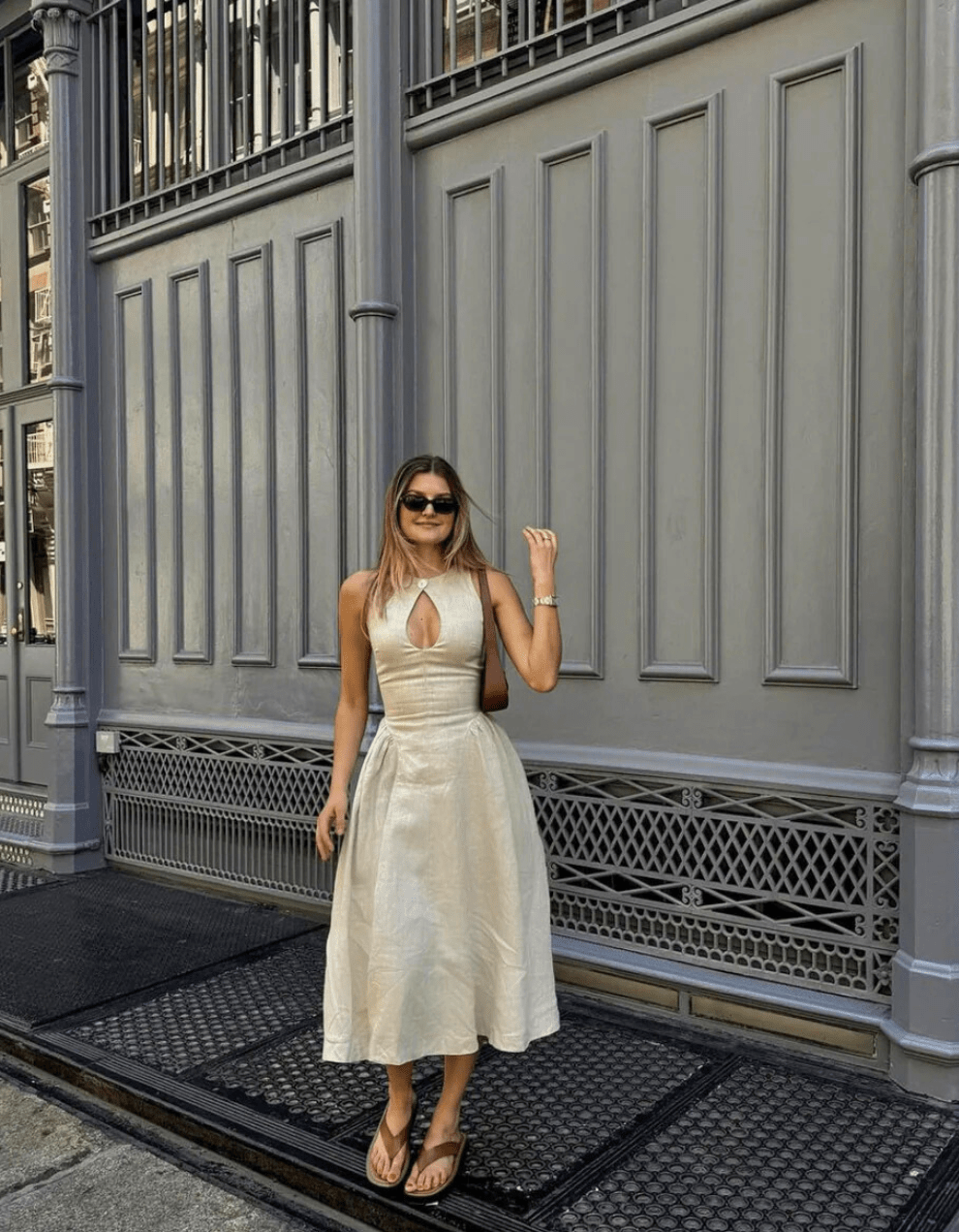 Alfea - Zomerjurk met v-hals