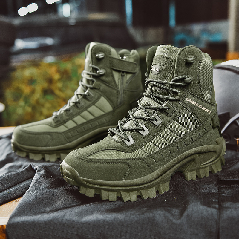 Otto - Tactische heren kisten miltaire camouflage laars