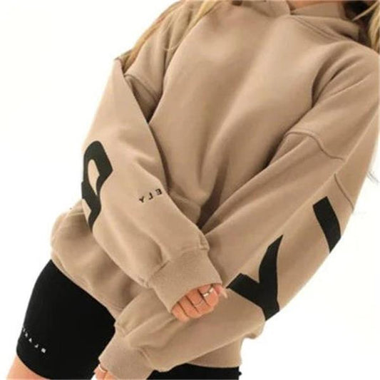 Dorota - Oversized dames hoodie met statement print