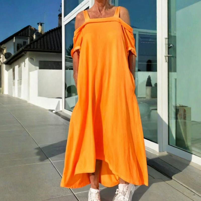 Basia - Losvallende off-shoulder zomerjurk voor dames