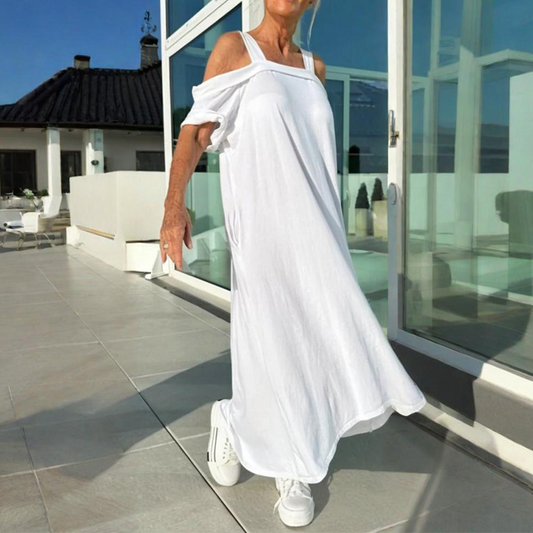 Basia - Losvallende off-shoulder zomerjurk voor dames