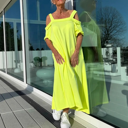 Basia - Losvallende off-shoulder zomerjurk voor dames