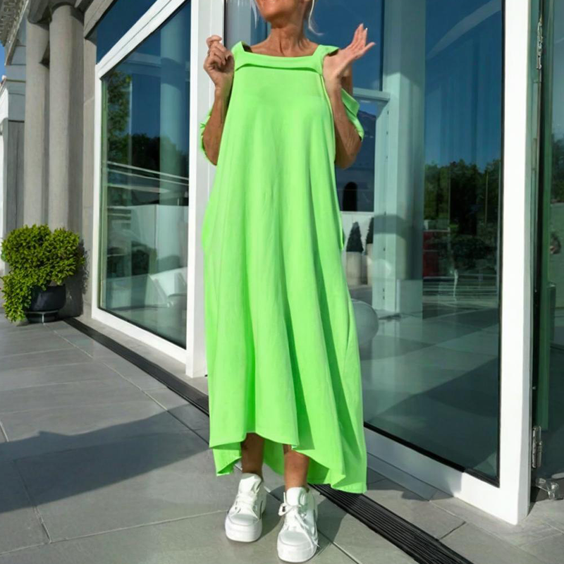 Basia - Losvallende off-shoulder zomerjurk voor dames