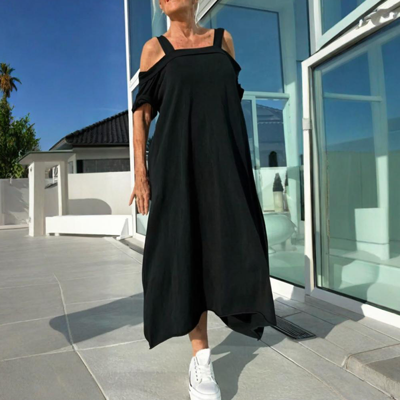Basia - Losvallende off-shoulder zomerjurk voor dames
