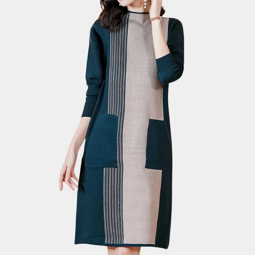 Ilona | Gebreide mini-jurk