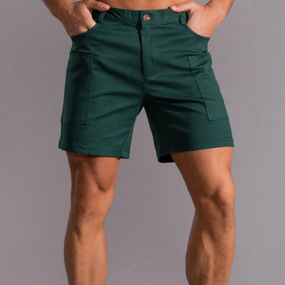 Nereo - Heren cargo short met rechte pijpen